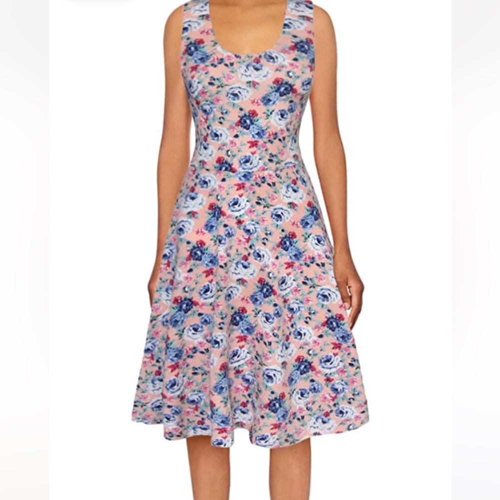 Floral Swing Skirt Dress
